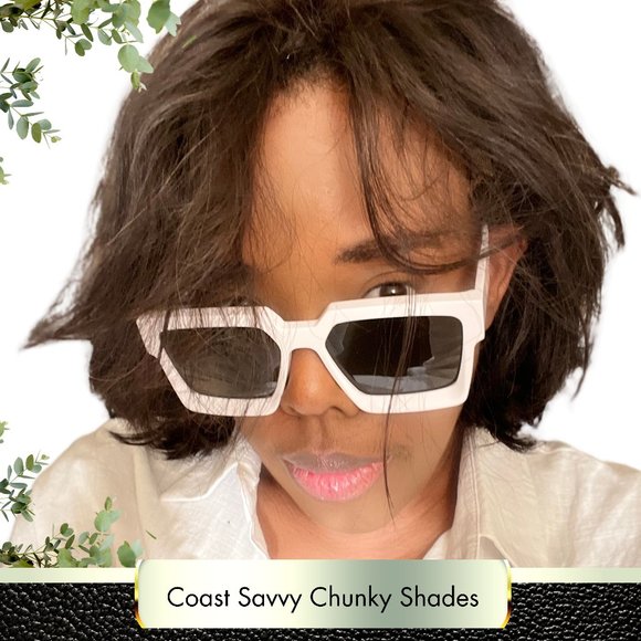 WHITE CHUNKY SHADES - Coast Savvy, LLC ® - Mazzucchelli Acetate Shades main image 10